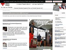 Tablet Screenshot of drk-kierspe.de