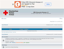 Tablet Screenshot of forum.drk-kierspe.de